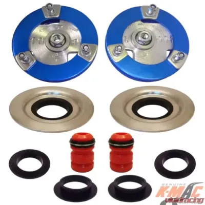 K-Mac Stage 2 Street | Race Front Camber & Caster Strut Mount Kit Mercedes A/B/CLA/GLA/AMG Class 2013-2021 - 506116-2L