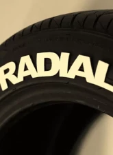 Tred Wear Radial Muscle Tredz Tire Letter Kit                                     - TRW-16184 - Image 2