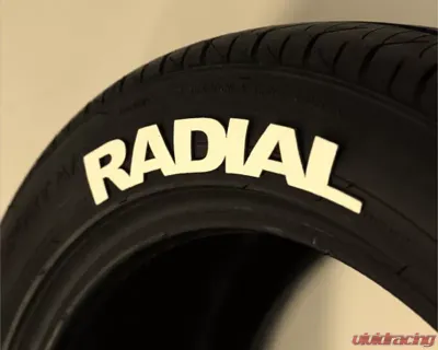 Tred Wear Radial Muscle Tredz Tire Letter Kit - TRW-16184