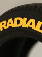 Tred Wear Radial Muscle Tredz Tire Letter Kit                                     - TRW-16184 - Image 2