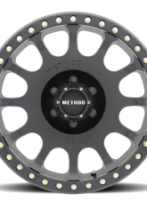 Method Race Wheels MR105 Beadlock 17x9 8x6.5 -38mm Matte Black                                     - MR10579080538B - Image 2