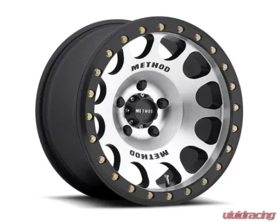 Method Race Wheels MR105 Beadlock 17x9 5x127 | 5x5 -38mm Machined - Matte Black Ring - MR10579050338B