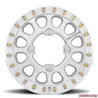 Method Race Wheels MR401-R UTV Beadlock 15x5 4x136 43mm Machined - Raw - MR40155047346B2