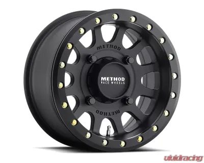 Method Race Wheels MR401 UTV Beadlock 15x7 4x136 13mm Matte Black CLEARANCE - MR40157047543B