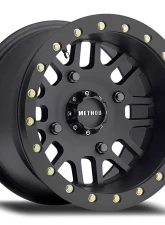 Method Race Wheels MR406 UTV Beadlock 14x10 4x136 0mm Matte Black                                     - MR40641047555B - Image 2