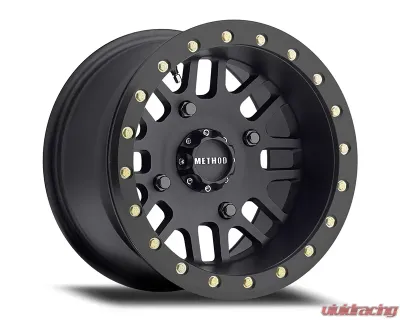 Method Race Wheels MR406 UTV Beadlock 14x10 4x136 0mm Matte Black - MR40641047555B