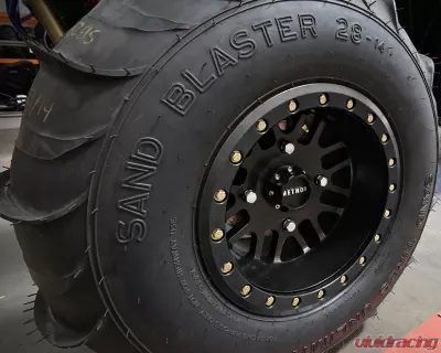 Method Race Wheels MR406 UTV Beadlock 14x10 4x136 0mm Matte Black - MR40641047555B
