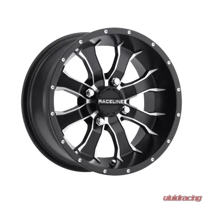 Raceline Mamba Black/Machined Face 12x7 4x110 10 - A7727011-52