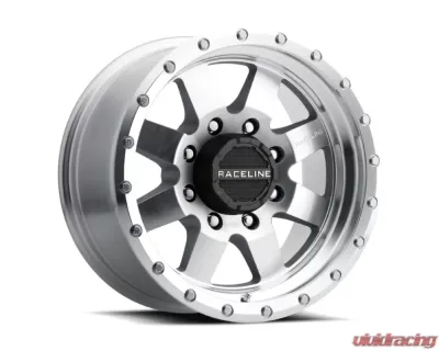 Raceline 935MC Defender Wheel 17x9 6x139.7 -12mm Machined w/ Clear Coat - 935MC-79060-12