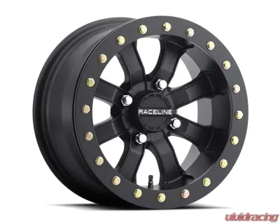 Raceline A71 Mamba Beadlock Black Wheel 15x7 4x137 0mm 3.5+3.5 - A71B-57037-T-00