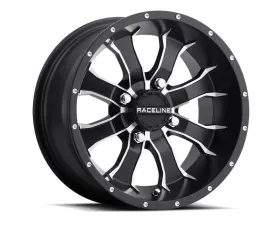 Raceline A77 Mamba Black w/ Machined Spoke Wheel 10x5 4x144 0mm 3+2