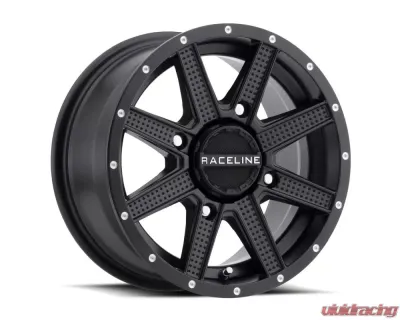 Raceline A92B Hostage Wheel 12x7 4x156 10mm Black - A92B-27056+10