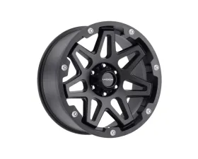 Vision Se7en Gloss Black Milled w/Satin Grey Ring Wheel 18x9 5x114.3 12