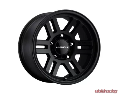 Vision Wheels M2 Overland Wheel 16x8 6x139.70 0 BKMTXX Satin Black - 355-6883SB0