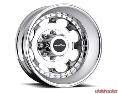 Vision 181 Hauler Dually Wheel 16x5.50 6x205 -126mm Gloss Black - 181Z6526GBR161