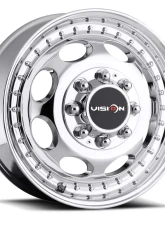 Vision 181 Hauler Dually Wheel 16x5.50 6x205 120mm Hyper Silver                                     - 181Z6526HSF161 - Image 5