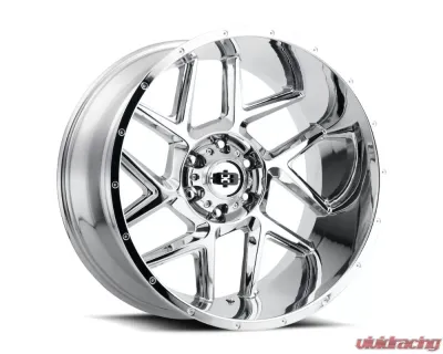 Vision 360 Silver Wheel 20x10 5x5 -25mm Chrome - 360-20073C-25