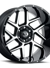 Vision 360 Silver Wheel 20x10 5x5 -25mm Satin Black                                     - 360-20073SB-25 - Image 2