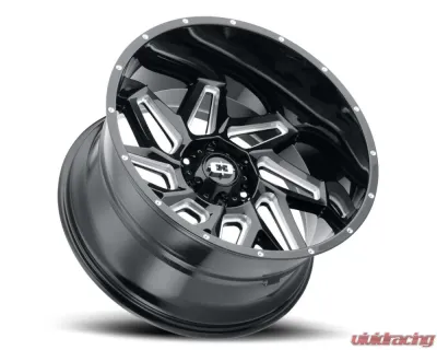Vision 361 Spyder Wheel 20x10 5x5.5 -25mm Satin Black - 361-20085SB-25