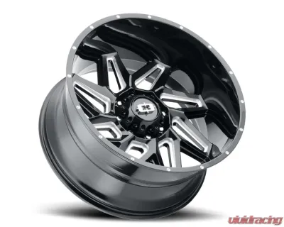Vision 361 Spyder Wheel 20x10 5x5.5 -25mm Satin Black - 361-20085SB-25