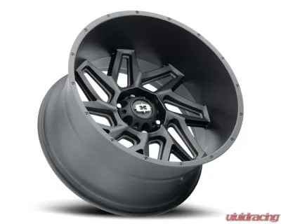 Vision 361 Spyder Wheel 20x10 5x5.5 -25mm Satin Black - 361-20085SB-25