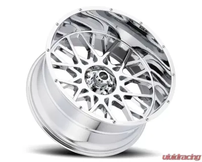 Vision 412 Rocker Wheel 22x10 6x135 -19mm Chrome - 412-22036C-19