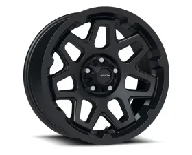 Vision Se7En Wheel 17x7 5x114.3 0mm Satin Black