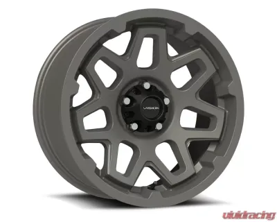 Vision Se7En Wheel 17x7 5x114.3 0mm Satin Grey - 416VT7765SG0