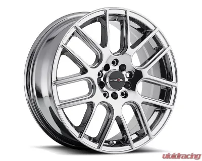 Vision 426 Cross Wheel 16x7 5x4.25 | 5x4.5 38mm Winter Paint-Silver( Salt Resistant) - 426H6714WPS38