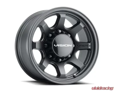 Vision 351 Flow Wheel 16x8 8x6.5 0mm Satin Black - 351-6881SB0