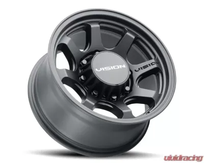 Vision 351 Flow Wheel 16x8 8x6.5 0mm Satin Black - 351-6881SB0