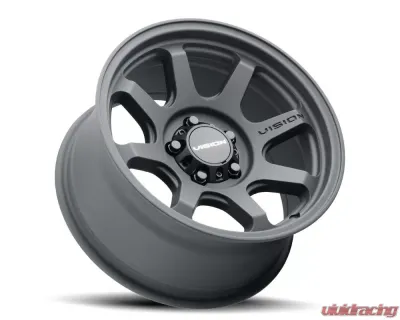 Vision 351 Flow Wheel 17x9 6x5.5 20mm Satin Black - 351-7983SB20