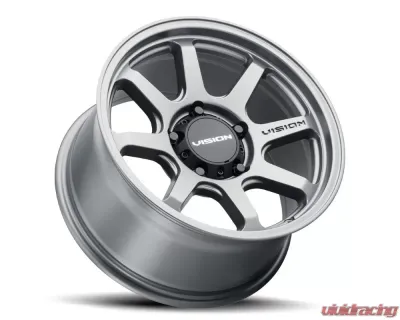 Vision 351 Flow Wheel 17x9 5x150 0mm Satin Gray - 351-7950SG0