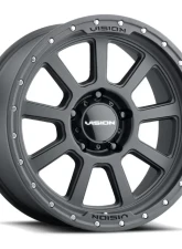 Vision 350 Ojos Wheel 20x9 6x5.5 0mm Satin Black                                     - 350-2984SB0 - Image 2