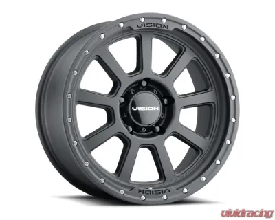 Vision 350 Ojos Wheel 20x9 6x5.5 0mm Satin Black - 350-2984SB0