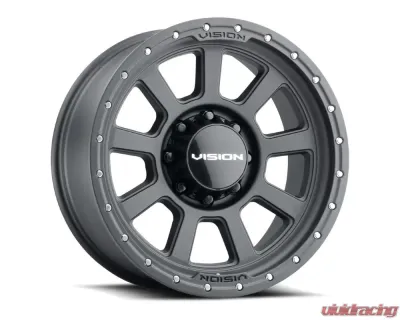 Vision 350 Ojos Wheel 18x9 8x170 12mm Satin Black - 350-8970SB12