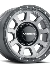 Vision 350 Ojos Wheel 18x9 8x170 -12mm Satin Grey                                     - 350-8970SGBL-12 - Image 2