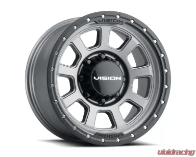 Vision 350 Ojos Wheel 18x9 8x170 -12mm Satin Grey - 350-8970SGBL-12