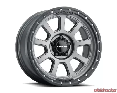 Vision 350 Ojos Wheel 18x9 6x135 12mm Satin Grey - 350-8936SGBL12