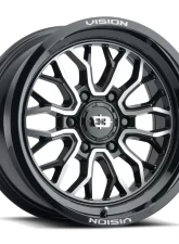 Vision 402 Riot Wheel 18x9 6x5.5 12mm Gloss Black Machined Face                                     - 402-8983GBMF12 - Image 2