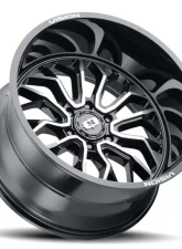 Vision 402 Riot Wheel 22x12 6x5.5 -51mm Gloss Black Machined Face - 22x12                                     - 402-22283GBMF-51 - Image 2
