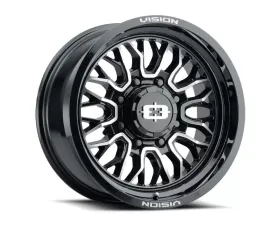 Vision 402 Riot Wheel 18x9 8x170 -12mm Gloss Black Machined Face