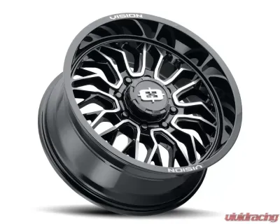 Vision 402 Riot Wheel 20x9 8x170 12mm Gloss Black Machined Face - 20x9 - 402-2970GBMF12