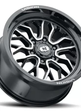 Vision 402 Riot Wheel 18x9 6x5.5 12mm Gloss Black Machined Face                                     - 402-8983GBMF12 - Image 2