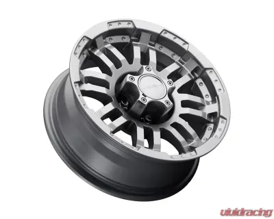 Vision 375 Warrior Wheel 18x8.50 6x5.5 18mm Winter Paint Silver - 375H8883WPS18