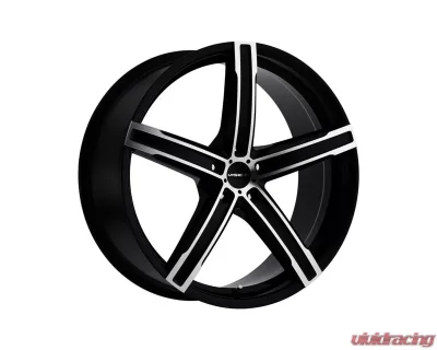 Vision Wheels Boost Wheel 17x7 5x1120 42 BKGLMS Gloss Black Machined Face - 469-7745GBMF42