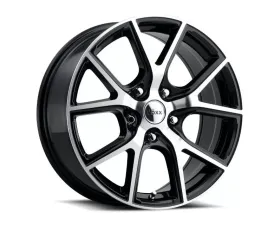 Voxx Wheels Lumi Wheel 18x8 5x120 40mm Gloss Black Machined Face