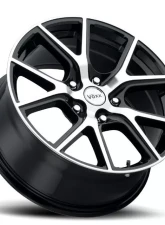 Voxx Wheels Lumi Wheel 18x8 5x120 40mm Gloss Black Machined Face                                     - LMI 880-5120-40 GBMF - Image 3