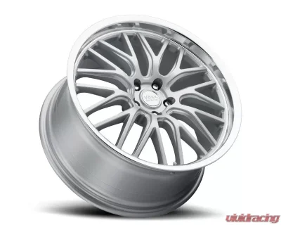 Voxx Wheels Masi Wheel 17x7.50 5x108 40mm Silver Machined Lip - MAS 775-5108-40 SML