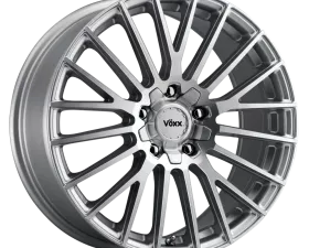 Voxx Wheels Capo Wheel 18x8 5x112 45mm Silver Machined Face